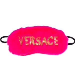 NWT Versace logo sleep mask.